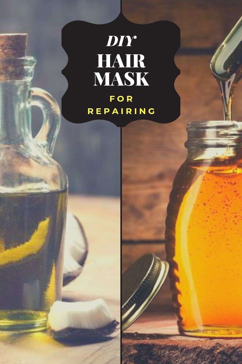 Coconut-Oil-Honey-Hair-Mask-Repairing